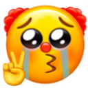 1clownkisscry Discord emoji