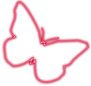 red_butterflyneon Discord emoji