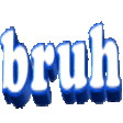 GMS_Bruh animated emote from Galactic Moth Studios