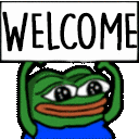 welcome_pepe Discord emoji
