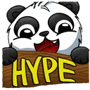 panda_hype Discord Emoji