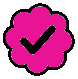 FR_VerifiedHotPink Discord emoji