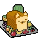 catbread_absorb_fruit catbread_absorb_fruit