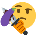 eggplantstabblood Discord emoji
