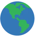 globeshowingamericas_1f30e Discord Emoji