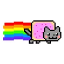 Nyancat nyancat Discord Emoji