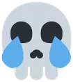 skullCry Discord emoji