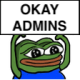 PepeOkayAdmins Discord emoji