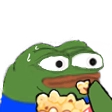 Pepe_Sweat_Popcorn Discord emoji