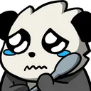 Panda Spoon Sad PandaSpoonSad Discord Emoji