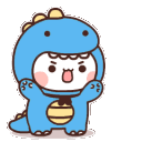 DinoRawrBlue Discord Emoji