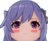 keqingblush Discord emoji