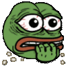 Pepe Scared PepeScared Discord Emoji