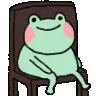 FrogSitHappy