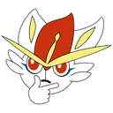 cinderace_think Discord Emoji
