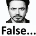 False