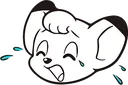 Kimba_Crying Discord Emoji