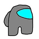 grey_among_us Discord Emoji