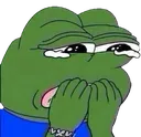 Crying Pepe cryingpepe Discord Emoji