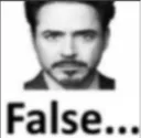 false