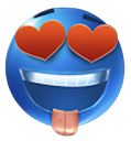 blue_tongueheart Discord emoji