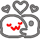 CuteGhostHugNeon