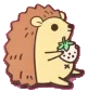 hedgehog_strawberry_cute