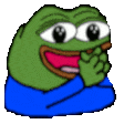 peepoClap animated GIF emoji | It's - Hoppy Room 💐🌷