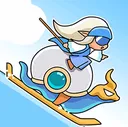 Snailprincessskiingstatic