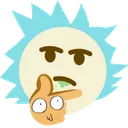 8970rickandmortythink Discord Emoji