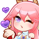 yaeblowkiss_kizyon Discord emoji