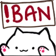 Ban Cat bancat Discord Emoji