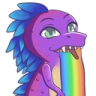 Rainbow_raptor Discord emoji