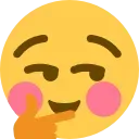 Thinksmirk thinksmirk Discord Emoji