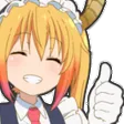 benjyvr_tohru_thumbsup