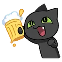 Blackcat BlackCat Discord Emoji