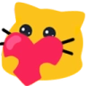 EmoteCatHeart Discord emoji