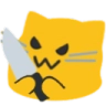 EmoteCatKnife Discord emoji