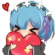 Rem Love remlove Discord Emoji