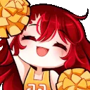 cheering