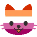 2132lesbiankittyface Discord Emoji