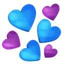 5842purplebluehearts