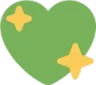 sparklingheartgreen