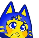 ankha_think Discord Emoji