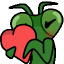 MantisHeartHug Discord Emoji