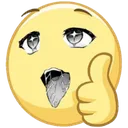 ahegao_emoji_thumbsup