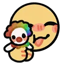 clownhug Discord Emoji