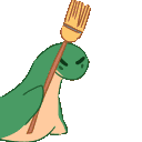 NessieWackBroomFLARE Discord Emoji