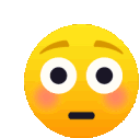flushedfacejoypixels Discord Emoji