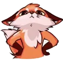 foxlookingdown Discord Emoji
